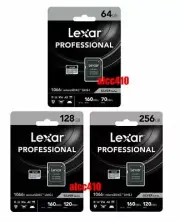 Lexar Professional 64GB 128GB 256GB 512GB 1TB Micro SD SDXC 1066x UHS-I U3 V30