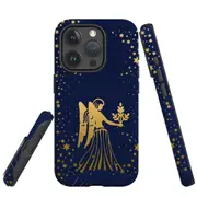 For iPhone 15 Pro Max Case, Shielding Cover, Virgo Drawing