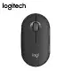 【Logitech 羅技】M350S 鵝卵石無線滑鼠 石墨灰