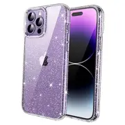 Glitter Case for iPhone 14 Pro Max 6.7-Inch, Bling Sparkle Shockproof Phone