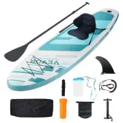 VEVOR Inflatable Stand Up Paddle Board, 3048x838x152 mm SUP Paddleboard with ...