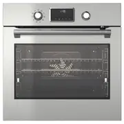 FORNEBY forced air oven with direct steam, pyrolytic IKEA 700/stainless steel colour