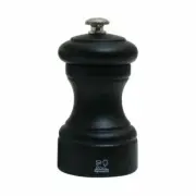 PEPPER MILL Adjustable Knob Manual Grind Beech Wood Large Black 22730 PEUGEOT