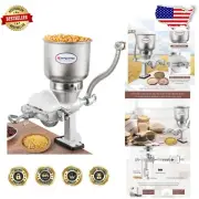 Cast Iron Hand Crank Grain Mill with 500ml Hopper for Home Brewing & Grains