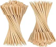 Bamboo Skewers 6 Inch, 200 PCS Cocktail Skewers for Appetizers, BBQ, Fruit Kabobs, Sandwich, Drink