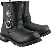 Milwaukee Men's Short Harness Boots with Zip (Black, Size 13)