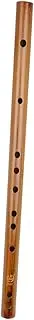 DRESSOOS Wooden Flute for Beginners Lightweight Compact Musical Instrument with Storage Bag for Easy Carrying and Performance