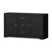 ALFORDSON Buffet Sideboard 120cm Black