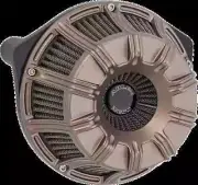 AN Inverted Air Cleaner Kit 10 Gauge Titanium Harley Breakout CVO 13-17