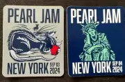 PEARL JAM 2 STICKER SET MSG NYC 9/3 & 9/4 2024 GARDEN NEW YORK STATUE LIBERTY