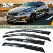 FITS 2011-2015 KIA OPTIMA K5 JDM 3D MUGEN STYLE WINDOW VISOR RAIN GUARD VENT 4PC