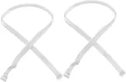 [MOKKHNB] 2pcs Womens Tucking Belts Elastic Sweater Cropping Bands for Shirts Jeans Comfortable Waistline Enhancer for Polished Tidy Look