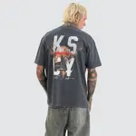 [Kiss Chacey] Macro Box Fit Tee Pigment Asphalt