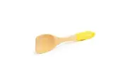 Neoflam Beechwood wooden spatula with Yellow Silicon Handle