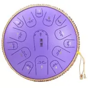 Hand Pan 14 Inch 15 Tone Stainless Steel Tongue Drum,Sanskrit Drum,beginner