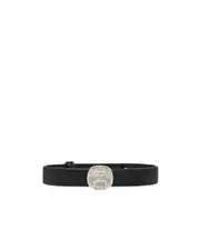 Logo clasp bracelet One size Black