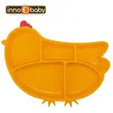 在飛比找遠傳friDay購物優惠-Innobaby 歡樂小雞矽膠防滑餐盤(橘黃)