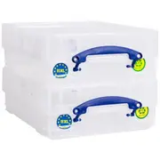 Really Useful Box 11L XL Clear 2 Pack