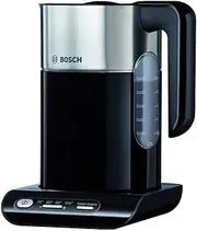 Bosch Styline Collection Kettle Twk8633gb, Four Temperature Control Settings, Black and Stainless Steel
