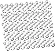 [LALAFINA] 50pcs English Letter Pendant Silver Jewelry Bracelet Necklace Charm Necklace Kit Clasp Charms Pendants DIY Necklace Bracelet Alphabet Beads Kit Necklaces DIY Pendant Charms