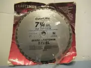 Set of 3 Sears Craftsman Steel Circular Saw Blade 7 1/4" Combination 9-32130