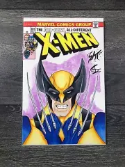 Original Art Sketch Cover Marvel X-Men Wolverine