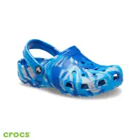 在飛比找momo購物網優惠-【Crocs】童鞋 經典大理石花紋小童克駱格(206838-