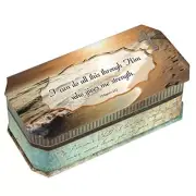 Philippians 4:13 I Can Do All This Through Music Box Plays Song Amazing Grace