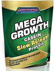 Amino Nutrition Mega Growth Casein Slow Release Protein Powder, Cookies & Cream, 5kg