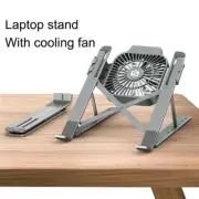 Foldable Laptop Stand With Cooling Fan Heat Dissipation Tablet Notebook Holder