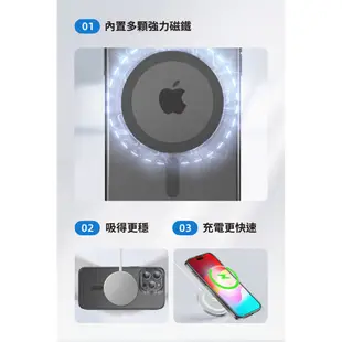 【ROCK】iPhone 15 優盾鏡頭支架磁吸保護殼 手機殼 防摔殼 磨砂殼 磁吸殼 隱形支架殼 指環支架