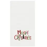 C&F Home 86100241 Cotton Waffle Weave Towel, Merry Christmas 27 Inches