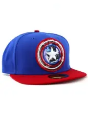 New Era Ultimate Captain America 59fifty Custom Fitted Hat Size 7 1/2 Shield NWT