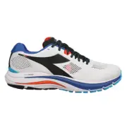 Diadora Mythos Blushield 7 Vortice Running Mens Blue, White Sneakers Athletic S