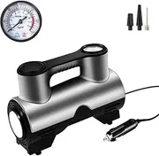 Pointer Car Tire I ator Portable Air Compressor Car Air Pump Tire Pump with Light Auto Off 3 Nozzle Air Compressor for Car Bike Ball Corded Model & Pointer