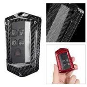 Carbon Red Key Fob Case Cover Shell Fits Land Rover Range Rover XF Jaguar XE