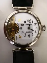 在飛比找Yahoo!奇摩拍賣優惠-瑞士 epos 八日鍊 機械錶 絕版機芯(盒單齊全)