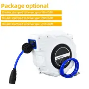 Retractable Hose Reel 66ft Wall Mounted Hose Reel With 180 Degrees Swivel Bra
