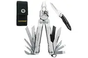 Leatherman Supertool 300 Stainless Multi-Tool & Nylon Sheath & Skeletool KB