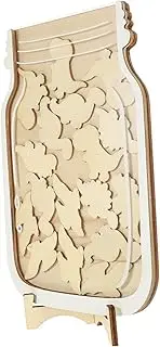 DOITOOL 1 Set Wooden Reward Jar for Behavior Management Tool Decorative Jar for Classroom and Home Interactive Training Rewards System Enhances Behavior with Fun