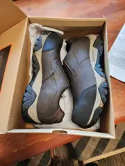Merrell Moab Adventure Moc Carbon Fiber Toe Leather Shoes Workwear 10 W Toffee