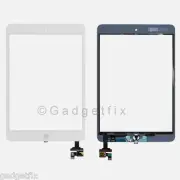 US White Touch Screen Digitizer IC Connector Home Button Flex for Ipad Mini 1 2