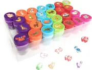 26 Pieces Self-Ink Washable Stampers Toys for Children Crafts Party Favor,School Prizes,Birthday Gift,Learn Props
