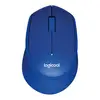 LOGITECH 910-004948 羅技 M331 無線靜音滑鼠-藍色 X/596254