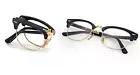 New Ray-Ban Folding Reading Glasses RB 2176 51-21 Black & Gold Frames Readers