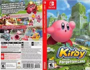 Nintendo Switch KIRBY AND THE FORGOTTEN LAND replacement box art