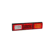 Narva LED Reverse Stop / Tail Direction Ind Reflectors w / 0.5M Cable Black Caps
