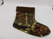 Burton & Burton Break Up Infinity Camo Stocking Brown Fur Lined NEW WITH TAGS