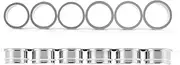 [TBOSEN] Precise Dimensions Set Stainless Steel O-Ring Ear Plugs Tunnels Gauges Stretcher Piercings Kit, 22.5-25mm, Metal, sandstone