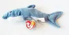 TY BEANIE BABY CRUNCH SHARK RETIRED PE 96 NO STAMP ERRORS BEAN BAG PLUSH TOY NEW